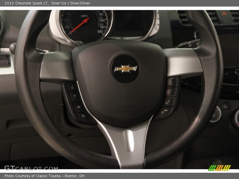 Silver Ice / Silver/Silver 2013 Chevrolet Spark LT
