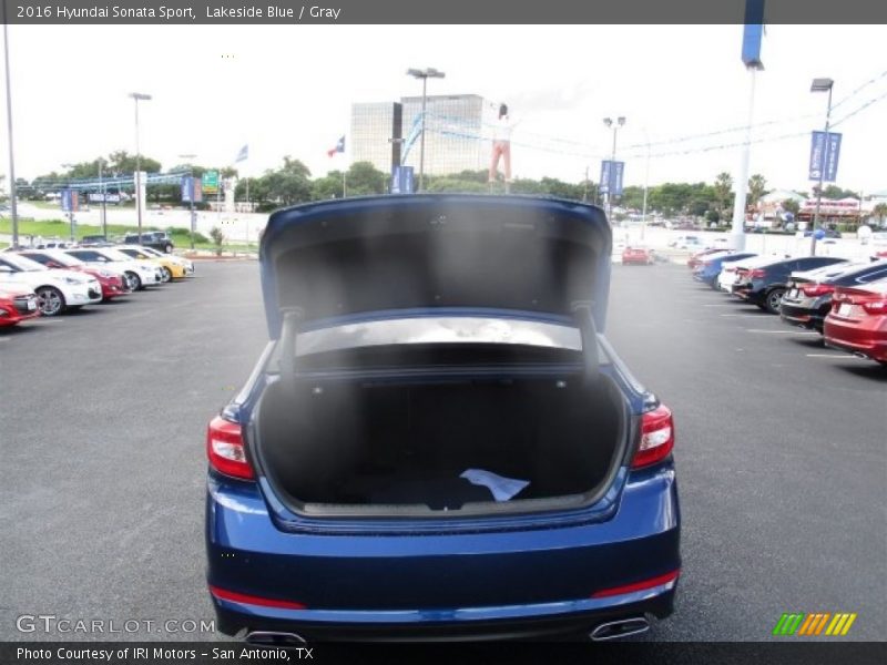 Lakeside Blue / Gray 2016 Hyundai Sonata Sport