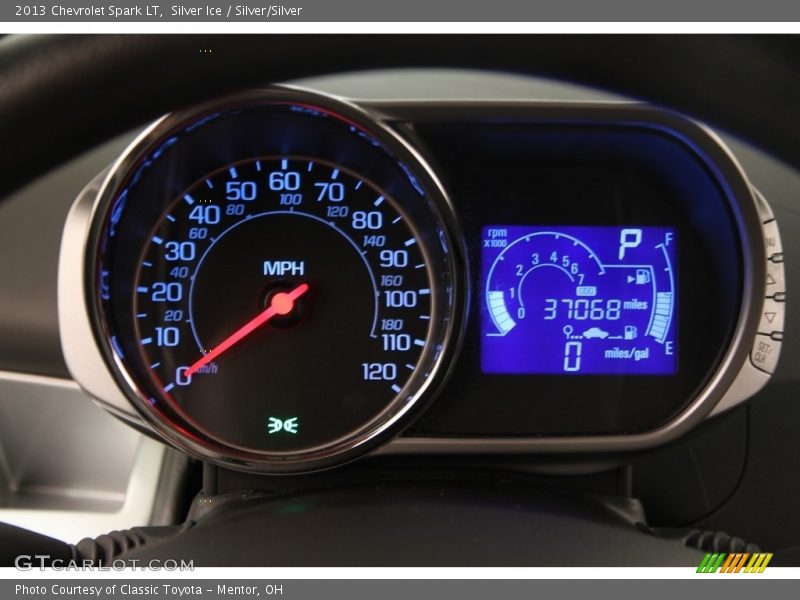 Silver Ice / Silver/Silver 2013 Chevrolet Spark LT