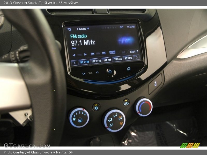 Silver Ice / Silver/Silver 2013 Chevrolet Spark LT