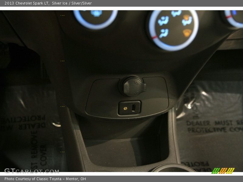 Silver Ice / Silver/Silver 2013 Chevrolet Spark LT