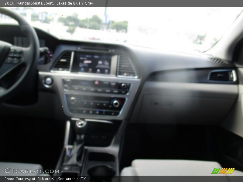 Lakeside Blue / Gray 2016 Hyundai Sonata Sport