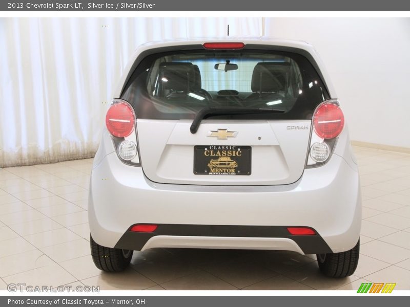 Silver Ice / Silver/Silver 2013 Chevrolet Spark LT