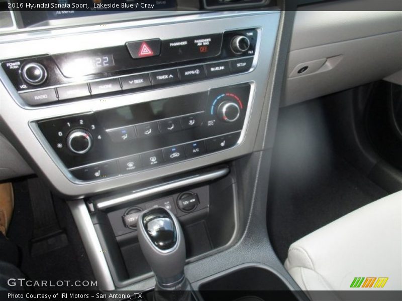 Lakeside Blue / Gray 2016 Hyundai Sonata Sport
