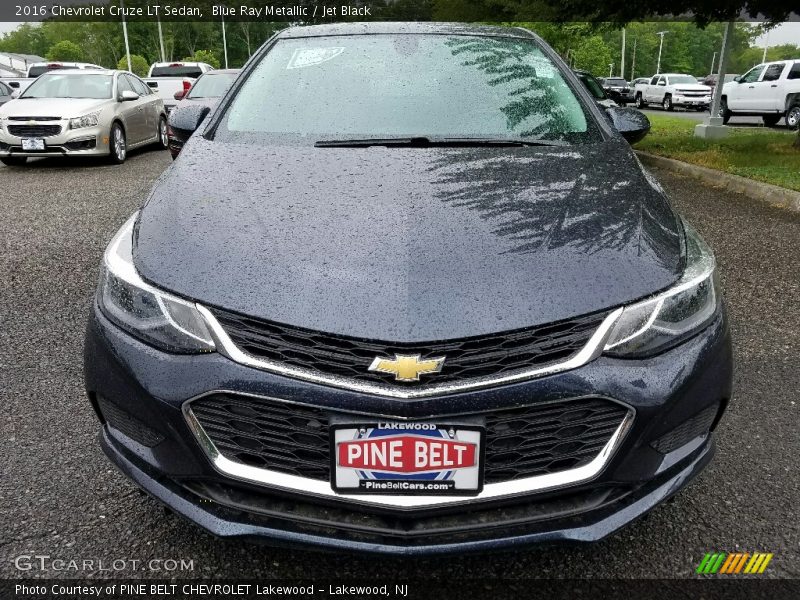 Blue Ray Metallic / Jet Black 2016 Chevrolet Cruze LT Sedan