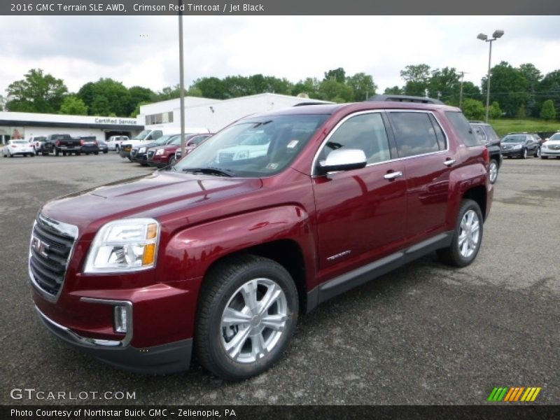 Crimson Red Tintcoat / Jet Black 2016 GMC Terrain SLE AWD