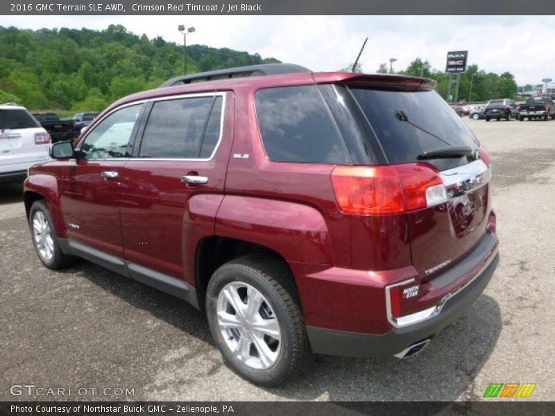 Crimson Red Tintcoat / Jet Black 2016 GMC Terrain SLE AWD