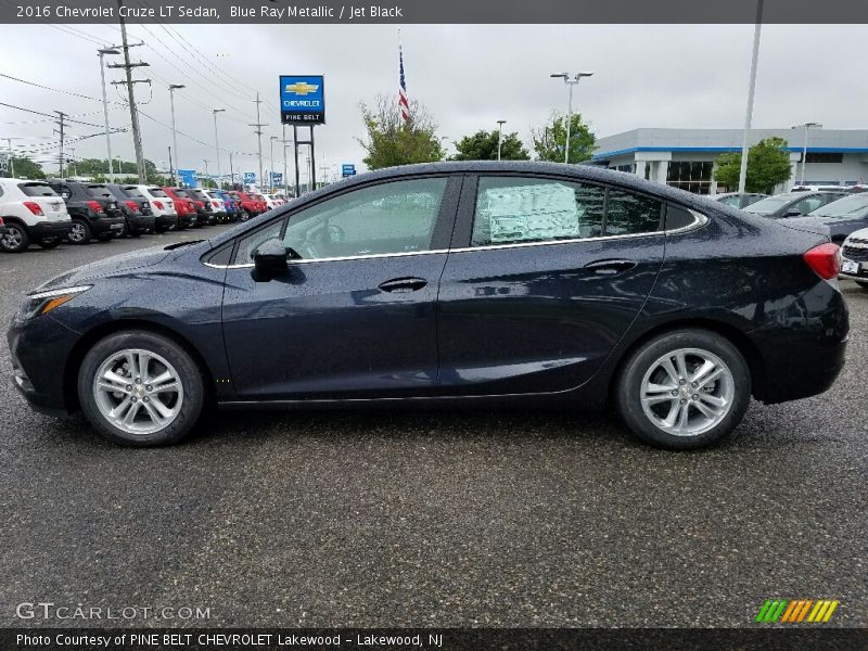 Blue Ray Metallic / Jet Black 2016 Chevrolet Cruze LT Sedan