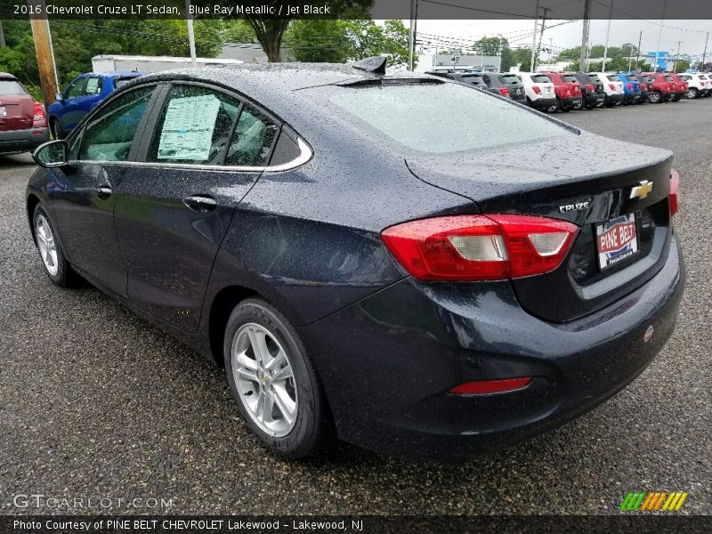 Blue Ray Metallic / Jet Black 2016 Chevrolet Cruze LT Sedan