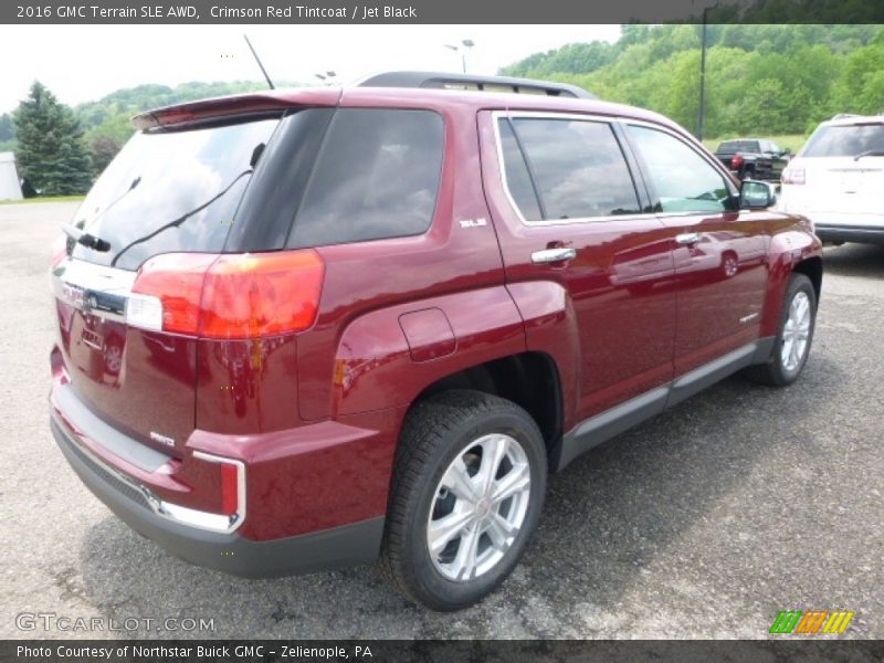 Crimson Red Tintcoat / Jet Black 2016 GMC Terrain SLE AWD