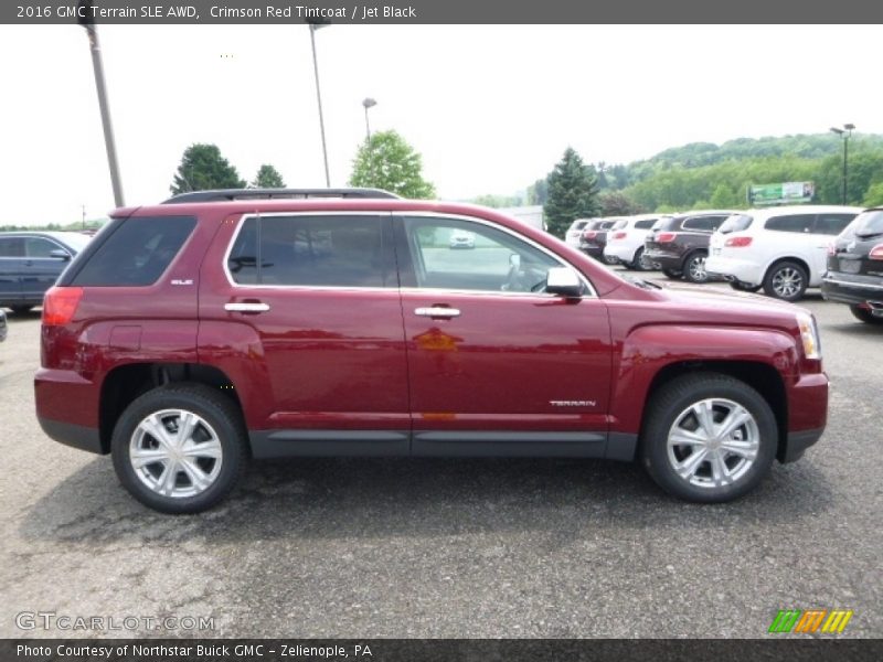 Crimson Red Tintcoat / Jet Black 2016 GMC Terrain SLE AWD