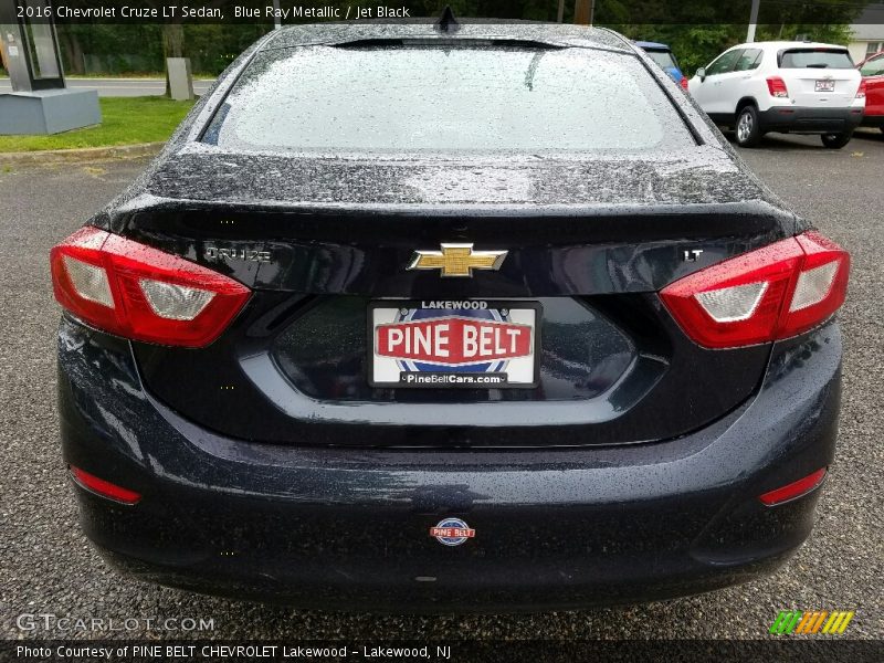 Blue Ray Metallic / Jet Black 2016 Chevrolet Cruze LT Sedan