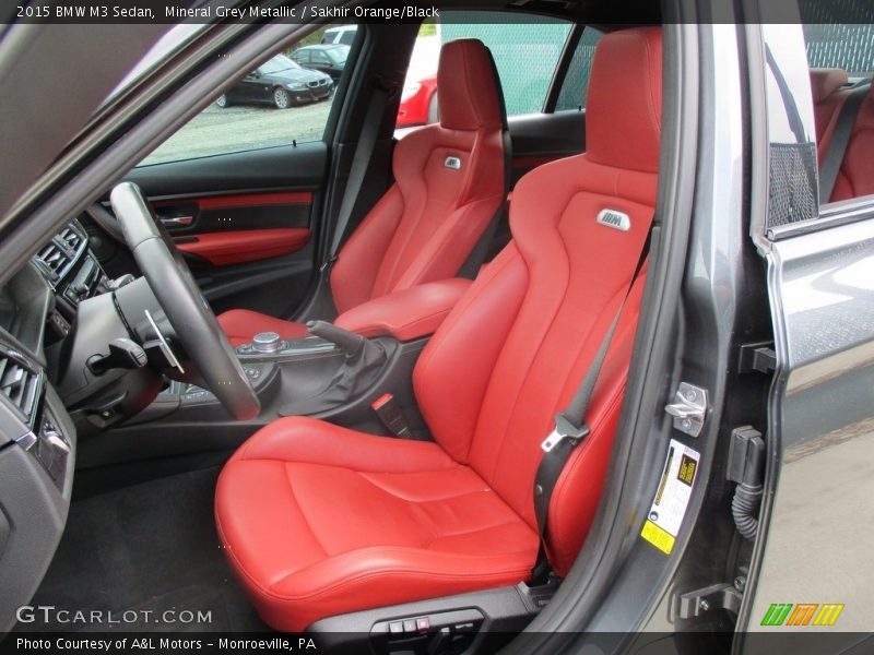  2015 M3 Sedan Sakhir Orange/Black Interior