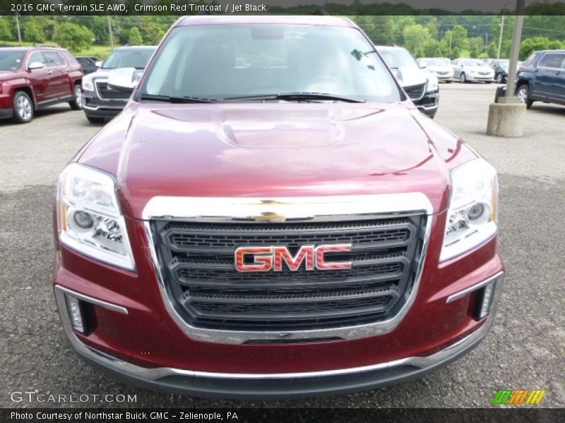Crimson Red Tintcoat / Jet Black 2016 GMC Terrain SLE AWD