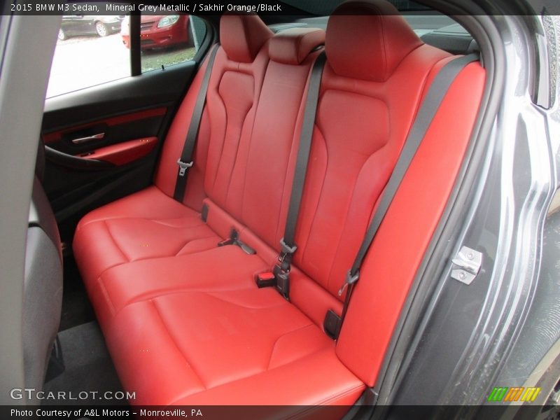 Rear Seat of 2015 M3 Sedan