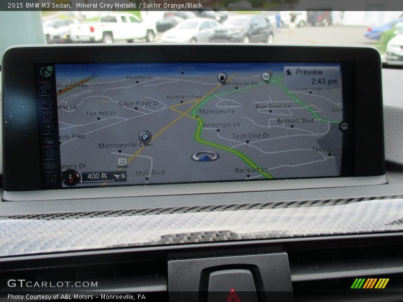 Navigation of 2015 M3 Sedan