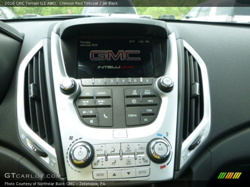 Crimson Red Tintcoat / Jet Black 2016 GMC Terrain SLE AWD