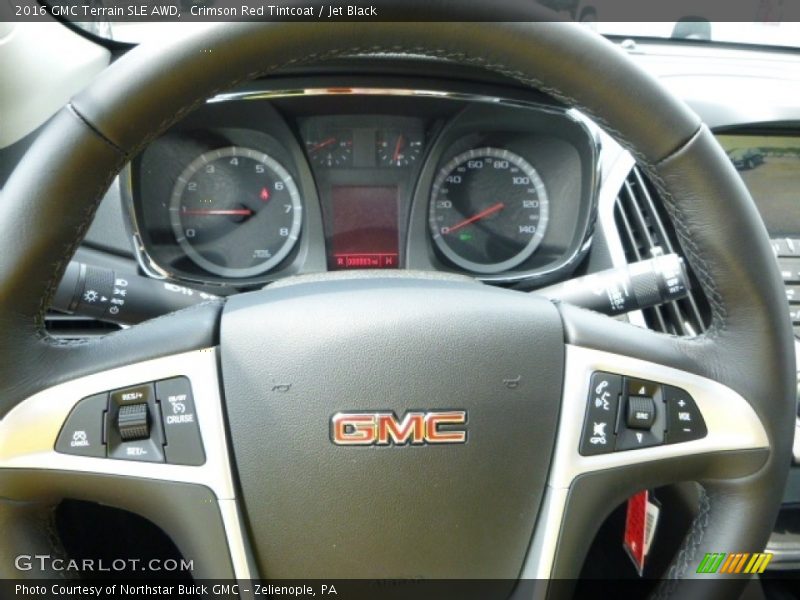 Crimson Red Tintcoat / Jet Black 2016 GMC Terrain SLE AWD