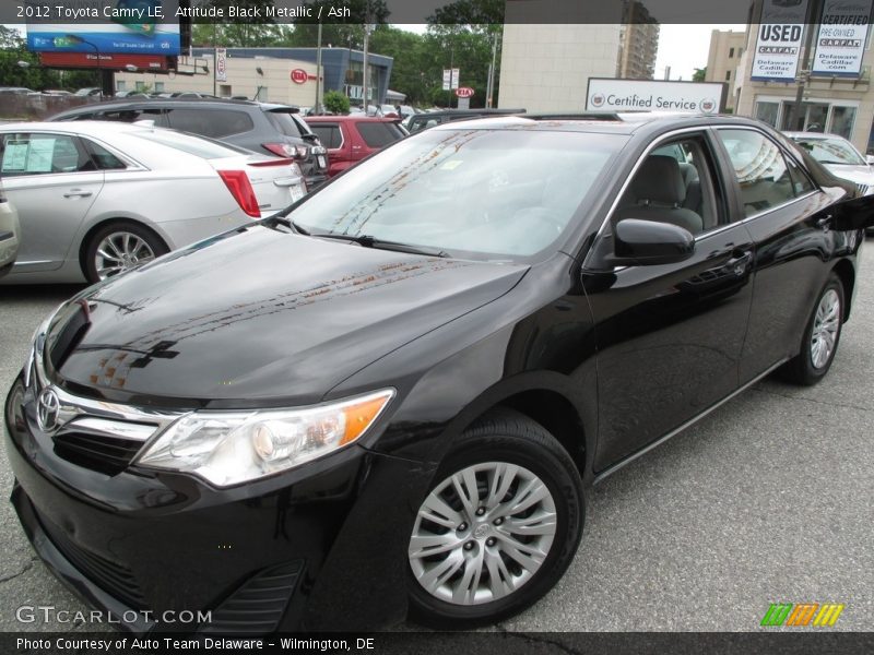 Attitude Black Metallic / Ash 2012 Toyota Camry LE