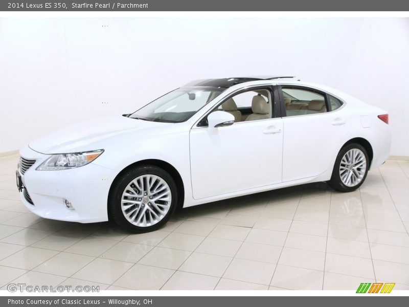 Starfire Pearl / Parchment 2014 Lexus ES 350