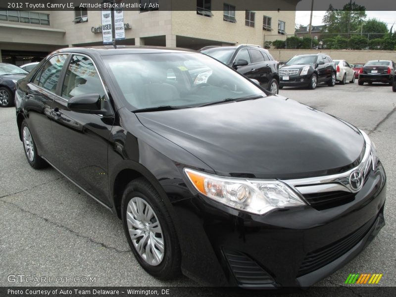 Attitude Black Metallic / Ash 2012 Toyota Camry LE