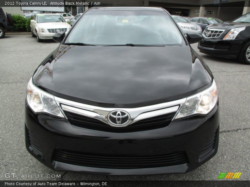 Attitude Black Metallic / Ash 2012 Toyota Camry LE
