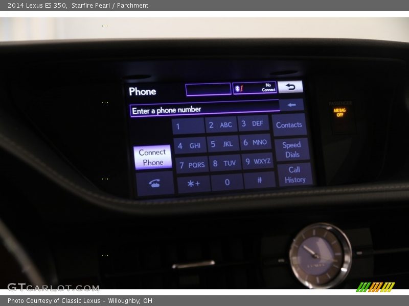 Starfire Pearl / Parchment 2014 Lexus ES 350