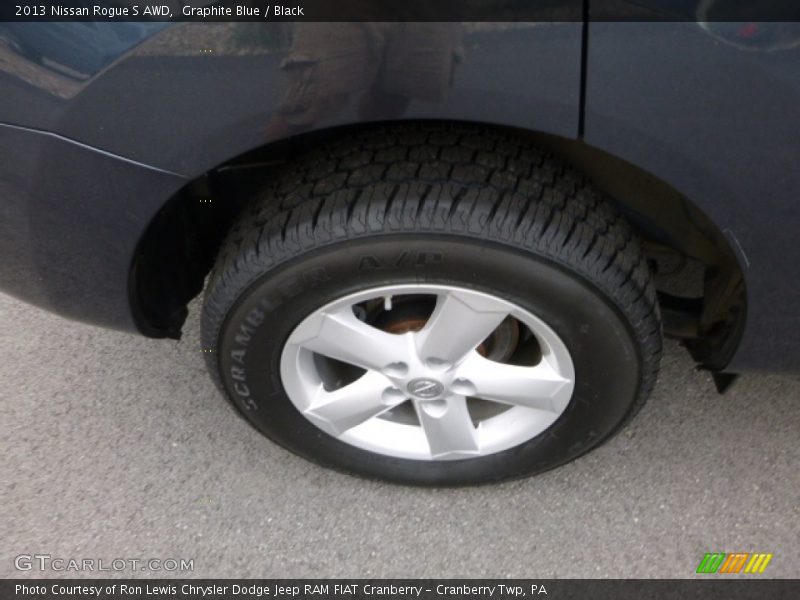 Graphite Blue / Black 2013 Nissan Rogue S AWD