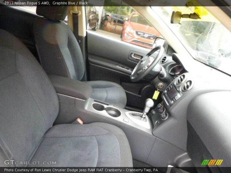 Graphite Blue / Black 2013 Nissan Rogue S AWD
