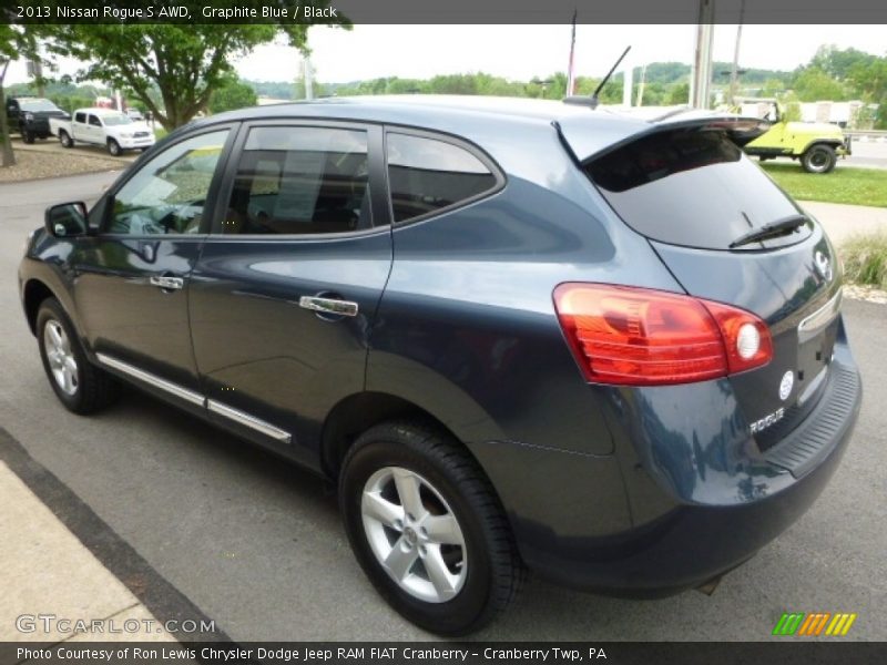 Graphite Blue / Black 2013 Nissan Rogue S AWD