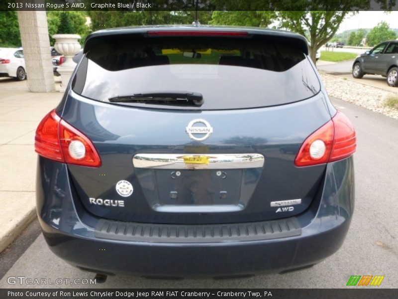 Graphite Blue / Black 2013 Nissan Rogue S AWD