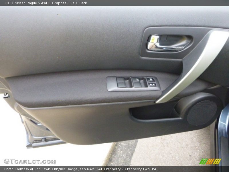 Graphite Blue / Black 2013 Nissan Rogue S AWD