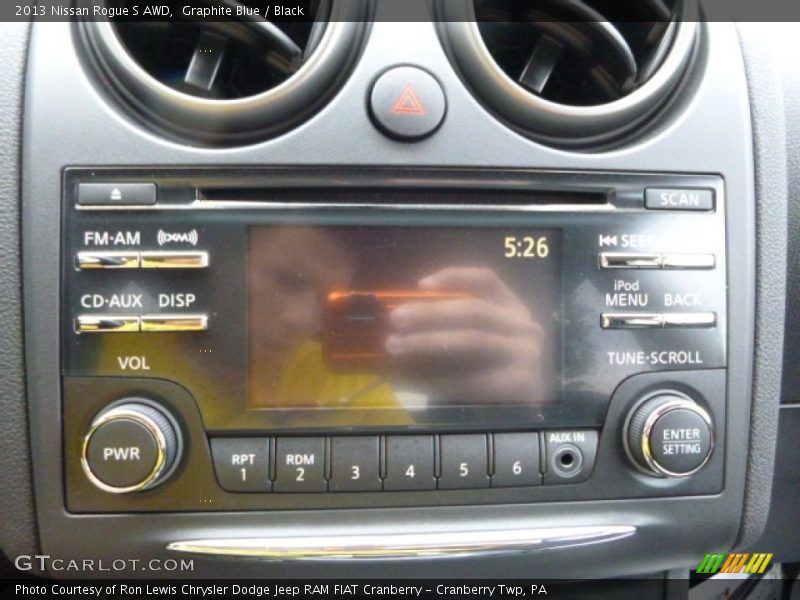 Graphite Blue / Black 2013 Nissan Rogue S AWD