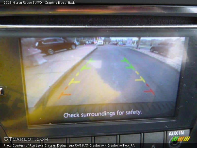 Graphite Blue / Black 2013 Nissan Rogue S AWD