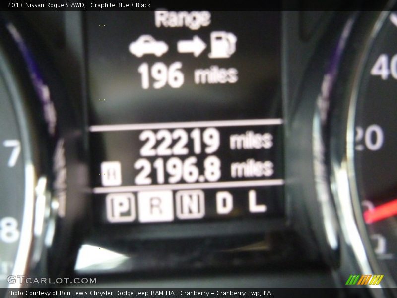 Graphite Blue / Black 2013 Nissan Rogue S AWD