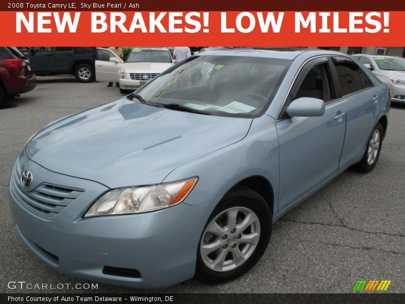 Sky Blue Pearl / Ash 2008 Toyota Camry LE
