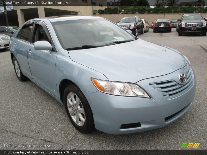 Sky Blue Pearl / Ash 2008 Toyota Camry LE