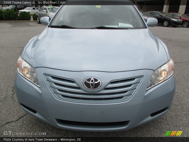 Sky Blue Pearl / Ash 2008 Toyota Camry LE