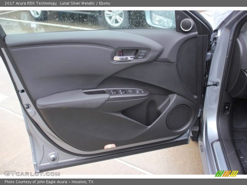 Lunar Silver Metallic / Ebony 2017 Acura RDX Technology