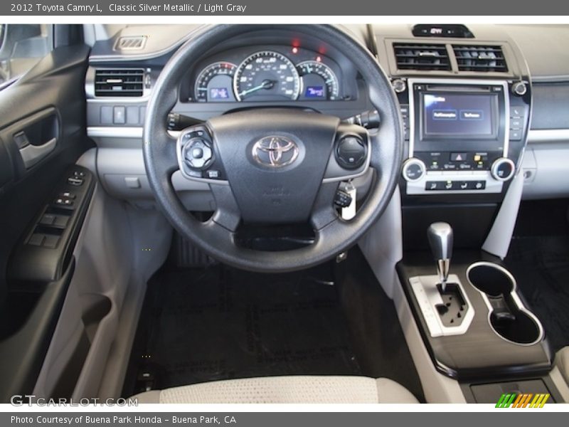 Classic Silver Metallic / Light Gray 2012 Toyota Camry L