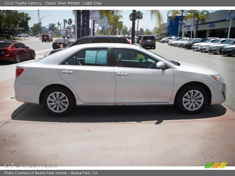 Classic Silver Metallic / Light Gray 2012 Toyota Camry L
