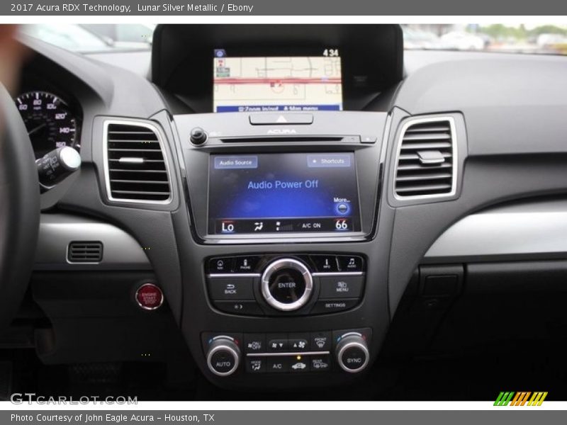 Lunar Silver Metallic / Ebony 2017 Acura RDX Technology