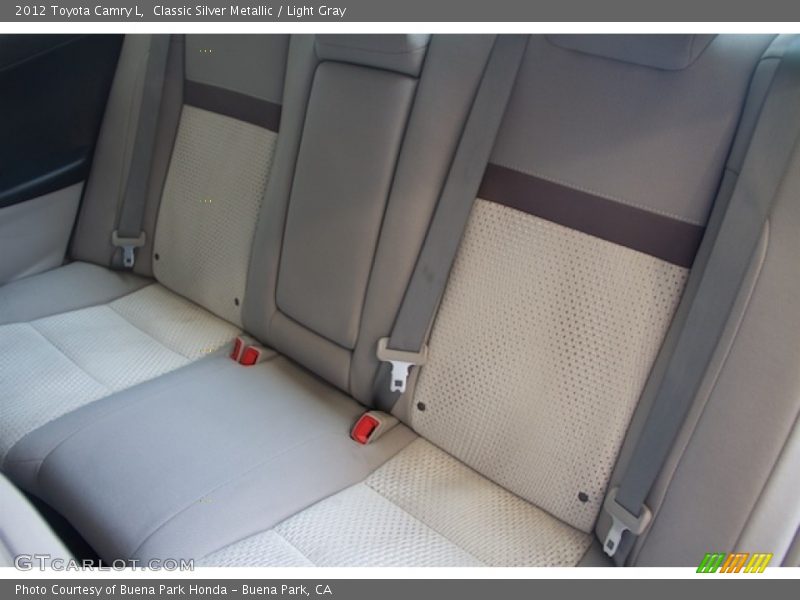 Classic Silver Metallic / Light Gray 2012 Toyota Camry L
