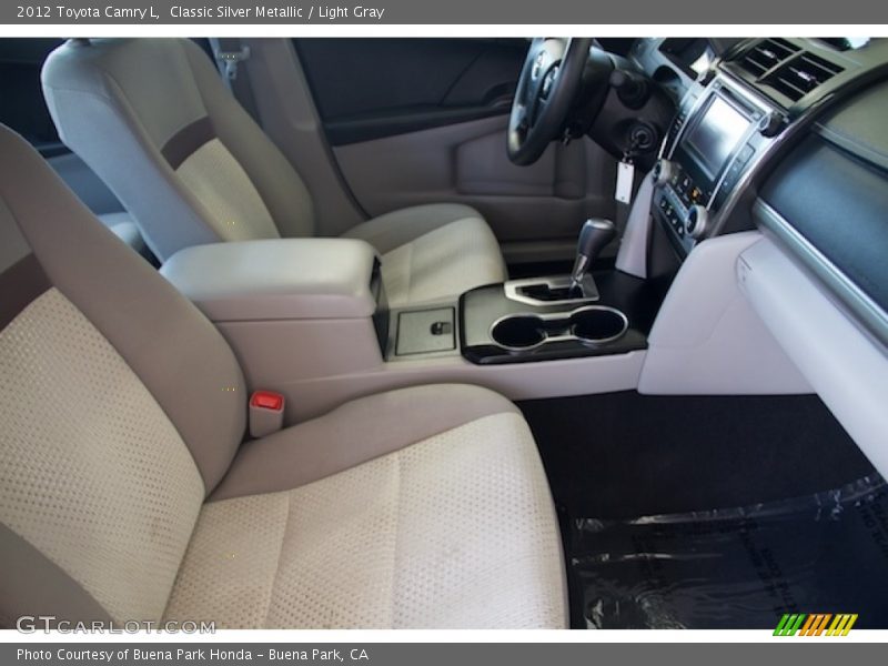 Classic Silver Metallic / Light Gray 2012 Toyota Camry L