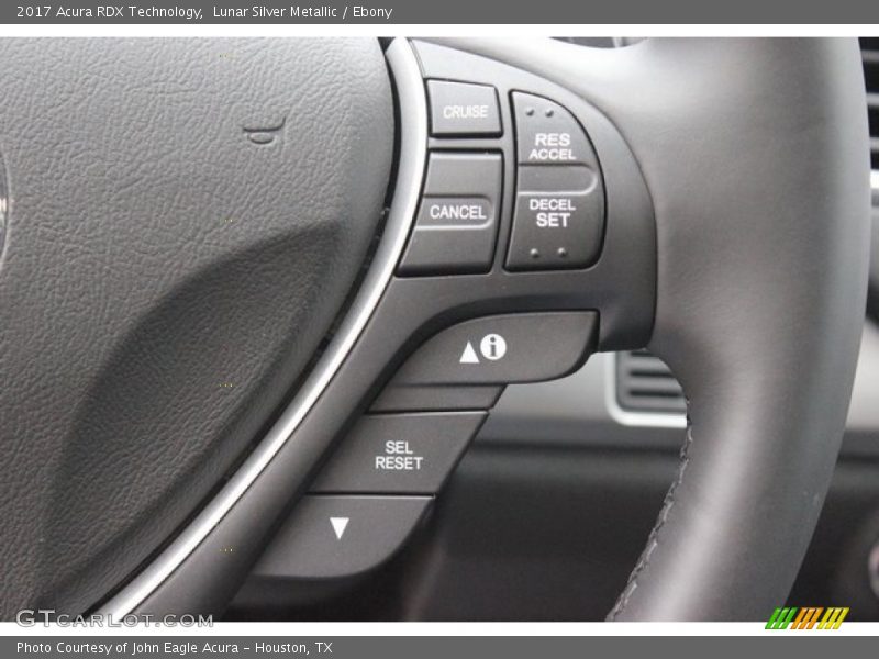 Lunar Silver Metallic / Ebony 2017 Acura RDX Technology