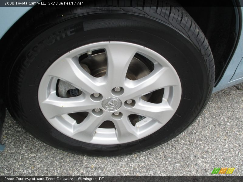 Sky Blue Pearl / Ash 2008 Toyota Camry LE