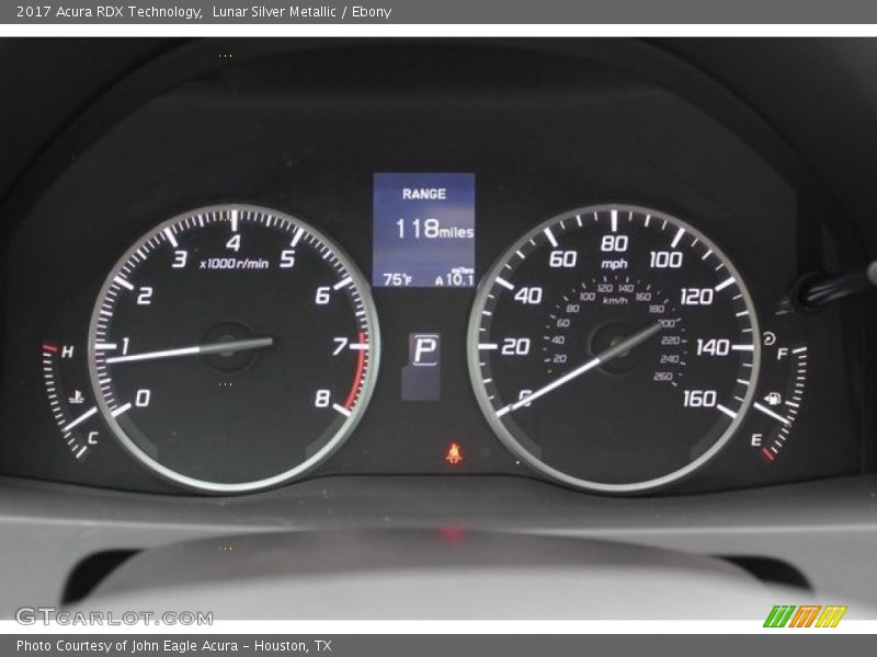 Lunar Silver Metallic / Ebony 2017 Acura RDX Technology