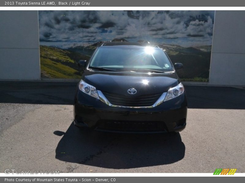 Black / Light Gray 2013 Toyota Sienna LE AWD