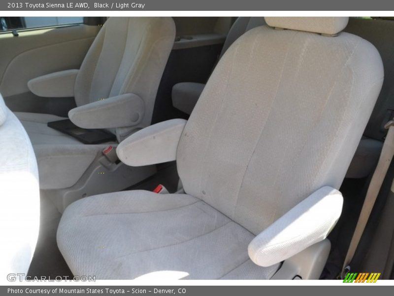 Black / Light Gray 2013 Toyota Sienna LE AWD