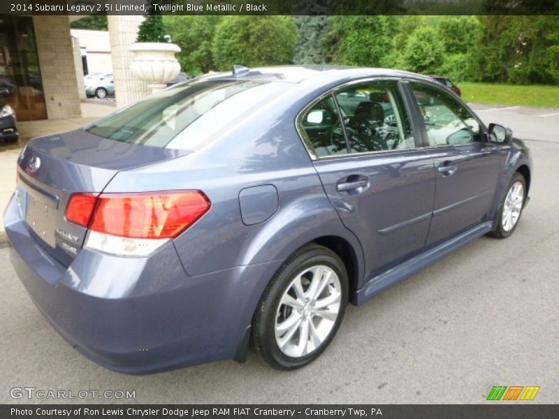 Twilight Blue Metallic / Black 2014 Subaru Legacy 2.5i Limited